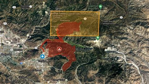 Benefits of Using MAP Map of El Dorado Fire