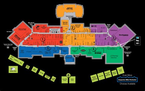 Benefits of using MAP Map Of Grapevine Mills Mall