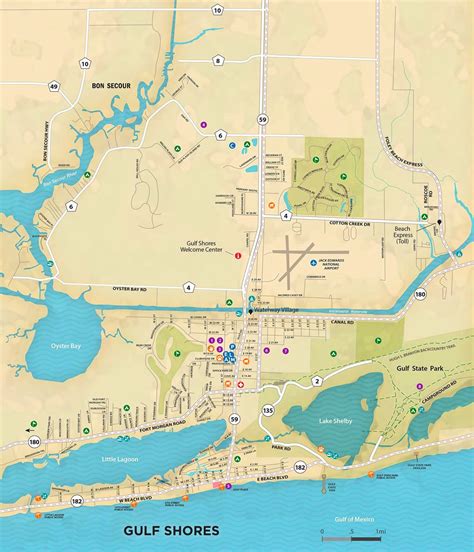 Benefits of using MAP Map Of Gulf Shores Alabama