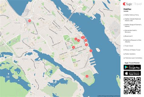 Map Of Halifax Nova Scotia