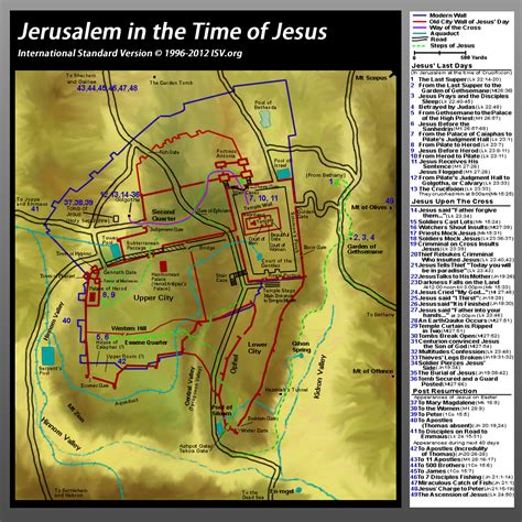 Benefits of using MAP Map Of Jerusalem In Jesus Time