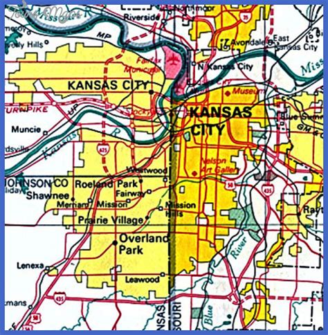 Map of Kansas City, KS