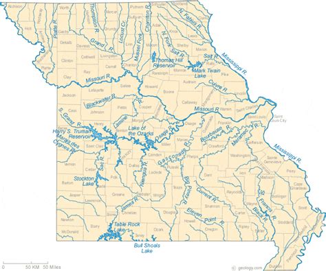 Benefits of Using MAP Map of Lakes in Mo
