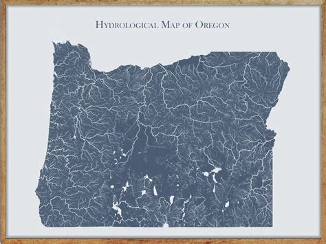 Map of Lakes in Oregon