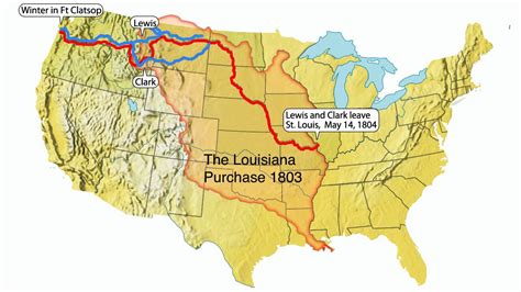 Benefits of Using MAP Map of Lewis and Clark Route