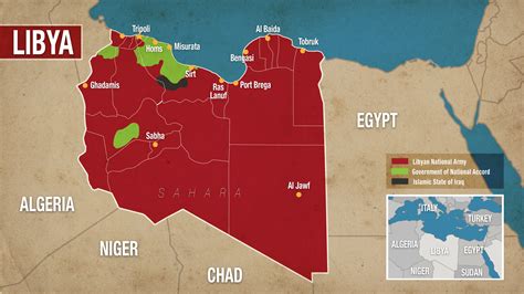 Benefits of using MAP Map Of Libya Civil War