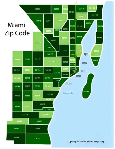Map of Miami Dade Zip Codes