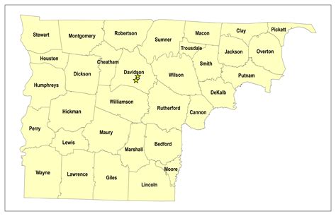 Benefits of using MAP Map Of Middle Tn Counties