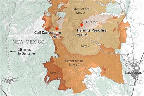 Benefits of Using MAP Map of New Mexico Fires