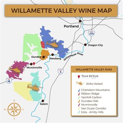 Benefits of using MAP Map of Oregon Wine Country