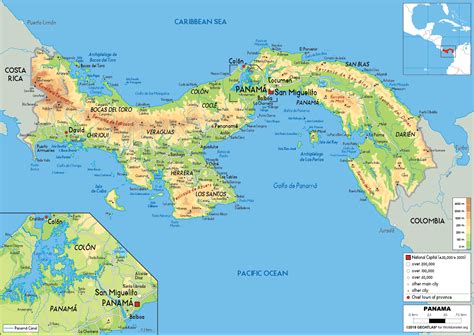 Benefits of using MAP Map Of Panama With Cities