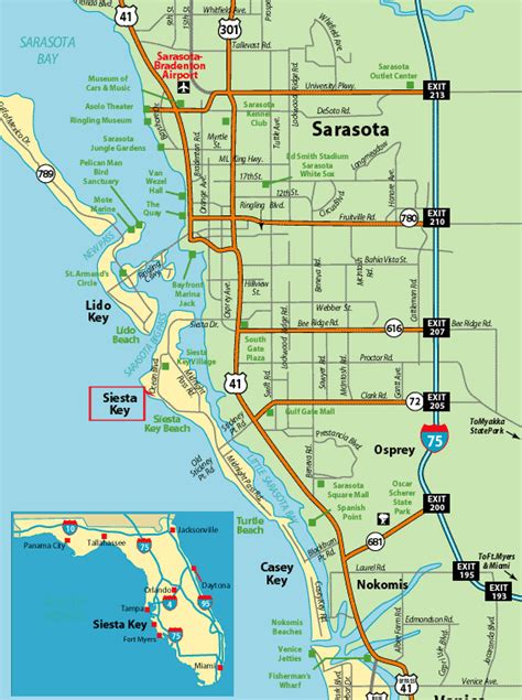 Benefits of Using MAP Map of Siesta Key, FL