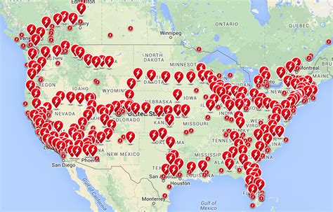 Benefits of Using MAP Map Of Tesla Charging Stations