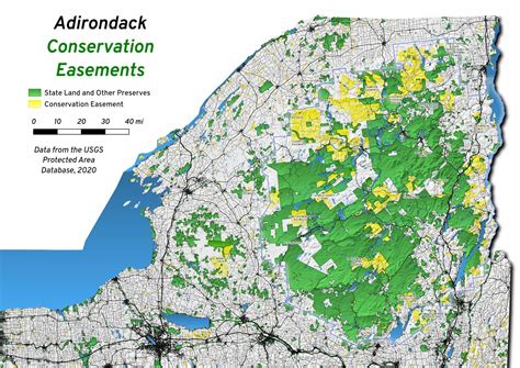 Map Of The Adirondack Park