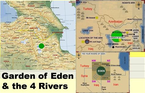 MAP Map of the Garden of Eden
