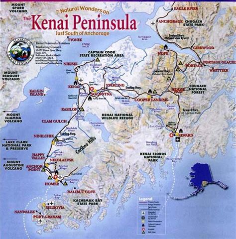 MAP Map of the Kenai Peninsula