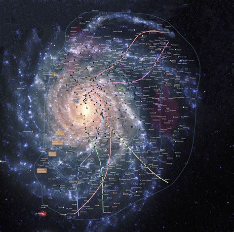 Map Of The Star Wars Galaxy