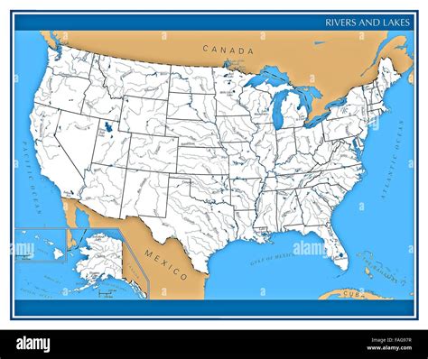 Benefits of Using MAP Map Of The United States Lakes And Rivers