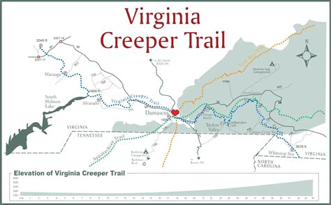 Benefits of using MAP Map Of The Virginia Creeper Trail