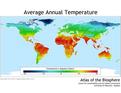 Benefits of Using MAP Map of the World with Temperatures