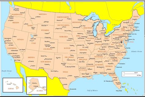 Benefits of using MAP Map Of Usa With Cities