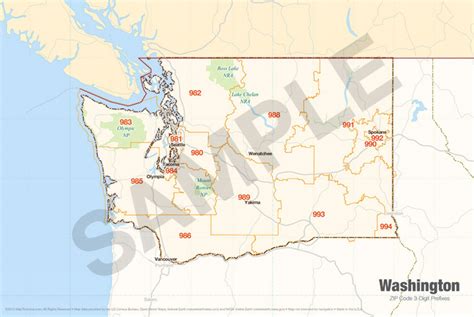 Benefits of Using MAP Map Of Washington State Zip Codes