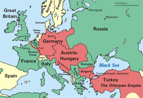 Benefits of using MAP Map Of World War 1 Europe