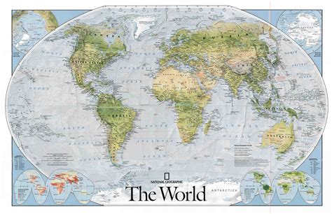 National Geographic The World Map