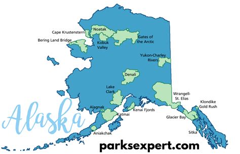 Benefits of Using MAP National Parks in Alaska Map