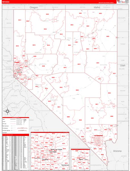 Benefits of using MAP Nevada Map With Zip Codes