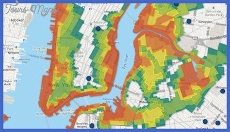 A map of New York City Zoning Map