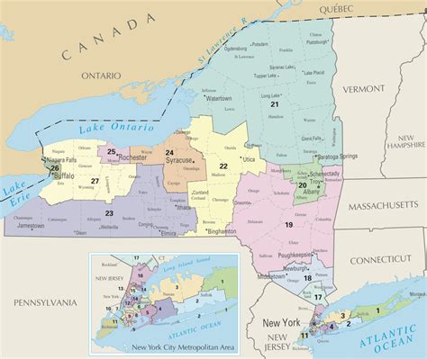 Benefits of using MAP New York Congressional Districts Map