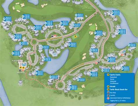 MAP Old Key West Resort Map