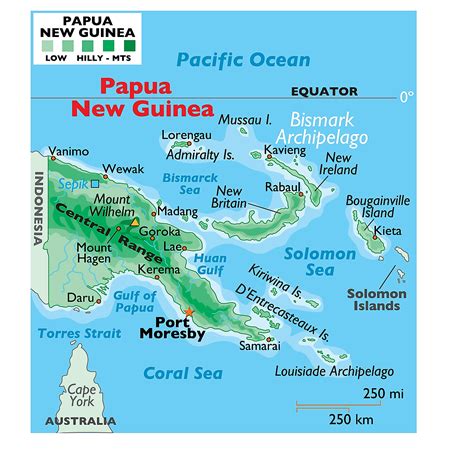 Benefits of Using MAP Papua New Guinea On Map
