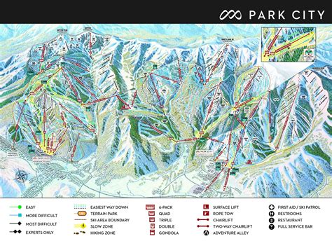 Benefits of using MAP Park City Resort Ski Map