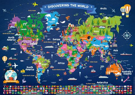 Benefits of using MAP Poster Map Of The World