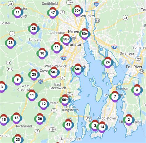 Benefits of using MAP Power Outage Map Rhode Island