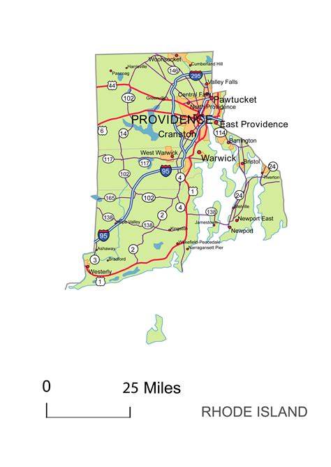 Benefits of using MAP Rhode Island Map Of Towns
