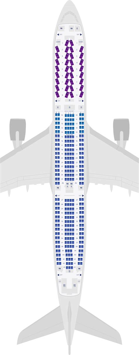 Benefits of using MAP Seat Map for Airbus A330 300
