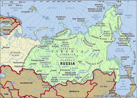 Map Siberia