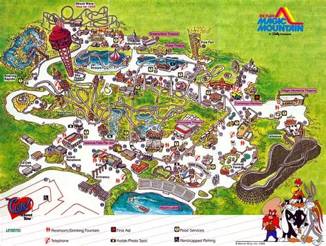 Six Flags Map Image