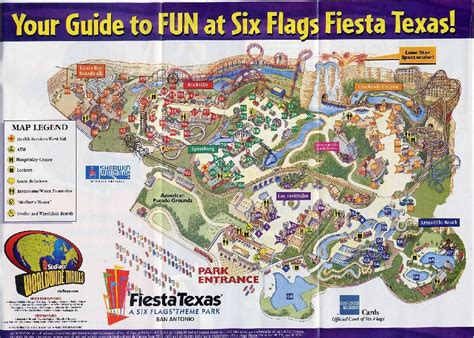 Six Flags San Antonio Map