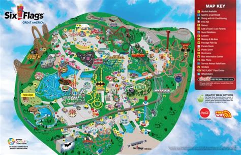 Six Flags St Louis Map