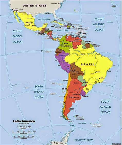 Benefits of using MAP South America In World Map