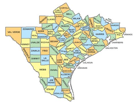 Benefits of using MAP South Texas Map With Counties
