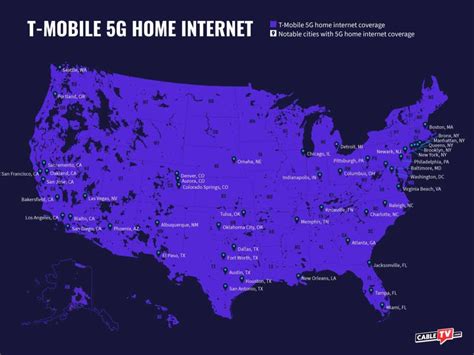 Benefits of using MAP T Mobile Home Internet Coverage Map
