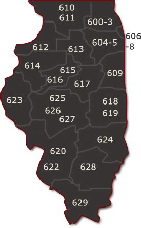 Zip Code Map Of Illinois