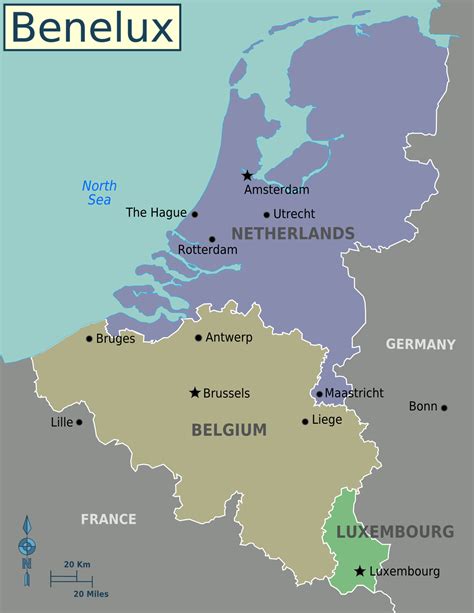 Benelux Map