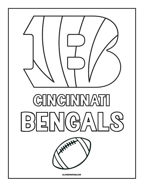 Bengals Coloring Page