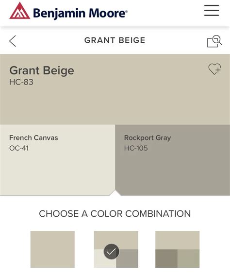 Benjamin Moore Grant Beige